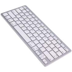 Imagem de Teclado Bluetooth Para Pc Tablet E Smartphone Sem Fio Branco