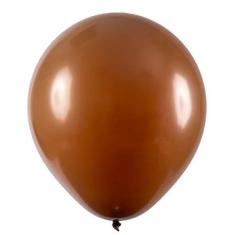 Imagem de Balão de Látex Marrom - 9 Polegadas - 50 Unidades