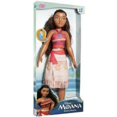 Imagem de Boneca Moana 55cm Com Colar Baby Brink