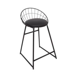 Imagem de Banqueta Estilo Industrial Gaulle Ambiente Principal Escritório Preto