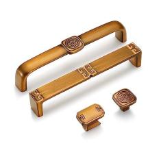 Imagem de Evionlin 10 maçanetas de armário estilo chinês puxador de porta de guarda-roupa maçaneta de armário de cozinha alça de liga de zinco