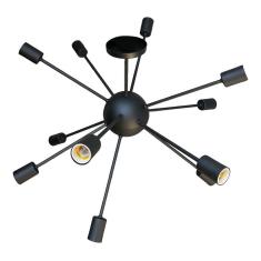 Imagem de Luminária Pendente Sputnik Átomo 80cm  Moderno 12 Lâmpadas