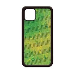 Imagem de Capa para iPhone 12 Pro Max Multiple Music 5-le Staff verde para Apple Mini Mobile Case Shell