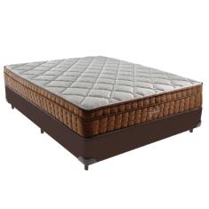 Imagem de Cama Box Casal e Colchão Ortopédico Anjos Star Pillow Molas