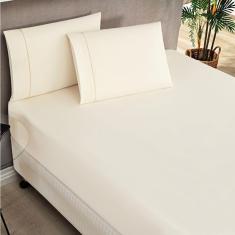 Imagem de Jogo De Lençol King Elegance 180 Fios 3 Peças Palha