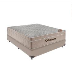 Imagem de Cama + Box Airtech Colchão Ortobom Casal 138cm SpringPocket