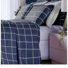 Imagem de Jogo De Lençol Casal 3 Peças Algodão Percal 150 Fios C/Elástico Essenc