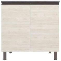 Imagem de Balcão Bartira Cristal MDP 15mm com 2 Portas e 1 Prateleira - 80,1cm de largura