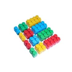 Imagem de Blocos Gigantes Coloridos Para Montar 50 Peças
