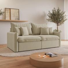 Imagem de Sofá Cama Retrátil e Reclinável 200cm Colibri Cabecasa Madeiramadeira