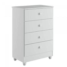 Imagem de Quarto de Bebê Completo 1 Berço Mini Cama com Colchão Life 1 Cômoda Soft Life Tigus Baby Branco
