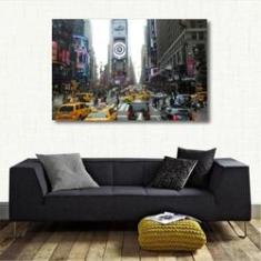 Imagem de Quadro Decorativo - Times Square - Tela em Tecido Canvas