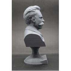 Imagem de Escultura Estatua Busto Friedrich Nietzsche Alemão Filósofo