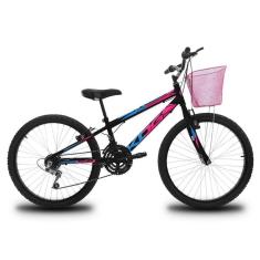 Imagem de Bicicleta Infantil Aro 24 KOG Feminina 18V Shimano e Cesta
