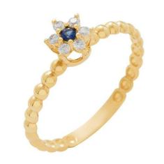 Imagem de Anel de Ouro 18k e Zircônio Lily - Meu Anel