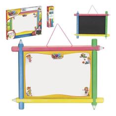 Imagem de Lousa Quadro Negro Infantil Dupla Face Criativa