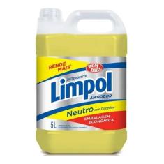 Imagem de Detergente Limpol 5 Litros Neutro Rende Mais É Bombril