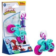 Imagem de Boneca Ghost Spider Com Motocicleta Marvel - Hasbro F7262