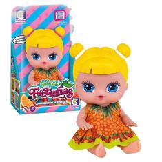 Imagem de Boneca Bebe Coleção Frutinhas Com Cheirinho Frutas Abacaxi - Cotiplas