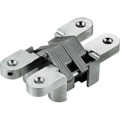 Imagem de Dobradiça Invisivel 70X16mm Zamac Cromado Fosco - 341.07.403 unidade