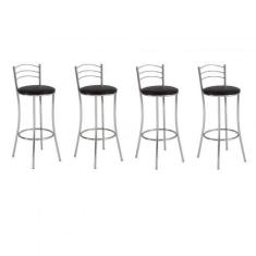 Imagem de Conjunto 4 Banquetas Alta 3 Arames Unimóvel