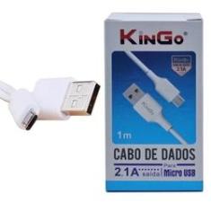 Imagem de Cabo Dados E Carga Kingo Micro USB V8/tab