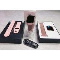 Imagem de Kit Relógio Rose + 2 Pulseiras + Fone Bluetooth Mini
