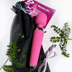 Imagem de Aparelho Massageador Portátil Magic Wand Relaxante Muscular Recarga Us