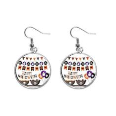 Imagem de Brinco feminino com pingente de orelha de cadáver Halloween Ghost Fear da bandeira