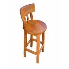 Imagem de Banqueta Gaivota em Madeira Demolição - Cód 1105