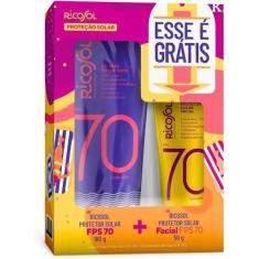 Imagem de Protetor Solar Kit Ricosol Corporal E Facial Fps 70 - Dahuer