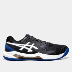 Imagem de Tênis Asics Gel-Dedicate 8 Masculino - Preto e Azul claro
