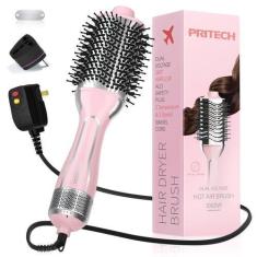 Imagem de Escova Para Secador De Cabelo Pritech Dual Voltage 1000W 4 Em 1 Ionic
