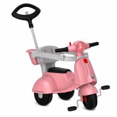 Imagem de Triciclo Infantil Passeio E Pedal Banderetta Rosa Bandeirante