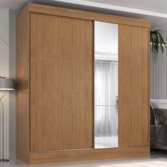 Imagem de Guarda-Roupa Casal Flex Com Espelho 2 Portas 3 Gavetas Pantanal - Rodi