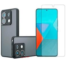Imagem de Capa Fosca Compativel Com Redmi Note 13 Pro 4G + Pelicula Hidrogel - G
