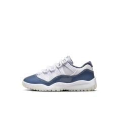 Imagem de Tênis infantil Jordan 11 Retro Low 'Diffused Blue' (FV5116 104) Pré-escolar PS, Branco/Azul-marinho, 15