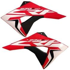 Imagem de Par Aletas Tanque Crf 230 2015 á 2019 Biker F-19 Com Adesivos