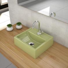 Imagem de Cuba Para Banheiro Q32w Compace Verde Acqua