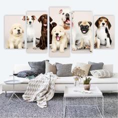 Imagem de Quadro Decorativo Mosaico Pet Shop Cachorro Gato