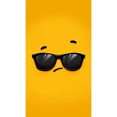 Imagem de Quadro Decorativo Smile ÓCulos De Sol 40x20 Mdf Madeira Adesivada