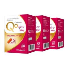 Imagem de Kit 3 Coenzima Q10 Gold Ubiquinona 50Mg 60 Cápsula Maxinutri