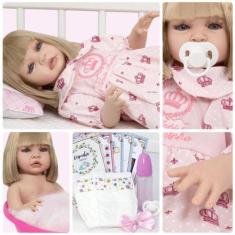 Imagem de Boneca Bebê Reborn Realista - Vinil Siliconado - Cegonha Reborn Dolls