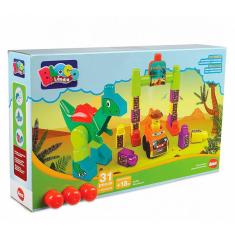 Imagem de Blocolândia Blocossauro de Montar 31 pçs  - MK361 - Dismat