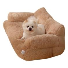 Imagem de Xtahdge Cama de gato de material de pelúcia ultramacio Camas de gato para cães para gatos internos Sofá de gato que alivia a pressão muscular e articular Design privado e confortável Removível e laváv