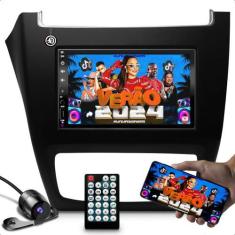 Imagem de kit de central multimidia com espelhamento android e ios + moldura de 