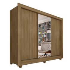 Imagem de Guarda Roupa Casal Com Espelho Brenda Boreal - Móveis Arapongas - A Mó