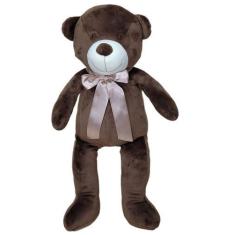 Imagem de Urso ballu cor marrom 60 cm pelúcia decoração quarto bebê - XÚ BABY, L