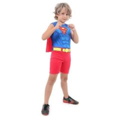Imagem de Fantasia Infantil Dc Comics Liga da Justiça Super Homem Regata Sulamer