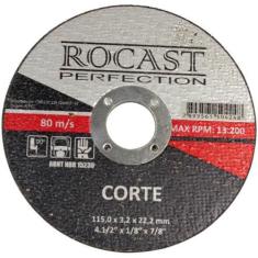 Imagem de DISCO DE CORTE INOX 4 1/2 1,2 mm ROCAST